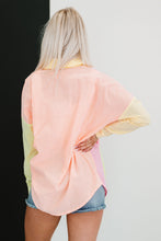 Load image into Gallery viewer, Davi & Dani Opposites Attract Full Size Run Color Block Button Down Shirt