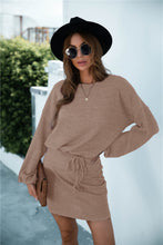 Load image into Gallery viewer, Cut Out Back Knot Waist Dress