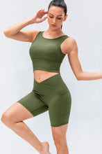 Load image into Gallery viewer, Reversible Ribbed Cropped Yoga Tank