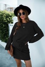 Load image into Gallery viewer, Cut Out Back Knot Waist Dress