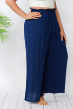 Load image into Gallery viewer, Plus Size Wide Leg High Waist Pants