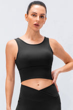 Load image into Gallery viewer, Reversible Ribbed Cropped Yoga Tank