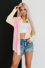 Load image into Gallery viewer, Davi & Dani Opposites Attract Full Size Run Color Block Button Down Shirt