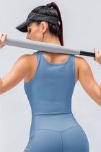 Load image into Gallery viewer, Reversible Ribbed Cropped Yoga Tank