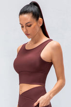 Load image into Gallery viewer, Reversible Ribbed Cropped Yoga Tank