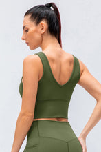 Load image into Gallery viewer, Reversible Ribbed Cropped Yoga Tank