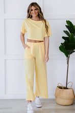 Load image into Gallery viewer, Kimberly C She Is Fierce Lounge Set in Banana