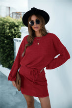 Load image into Gallery viewer, Cut Out Back Knot Waist Dress