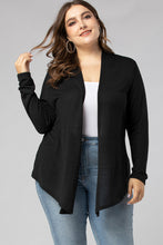 Load image into Gallery viewer, Plus Size Open Front Cardigan