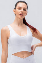 Load image into Gallery viewer, Reversible Ribbed Cropped Yoga Tank