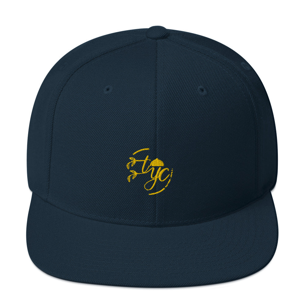logo embroidered snapback Hat