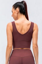 Load image into Gallery viewer, Reversible Ribbed Cropped Yoga Tank
