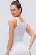 Load image into Gallery viewer, Reversible Ribbed Cropped Yoga Tank