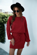 Load image into Gallery viewer, Cut Out Back Knot Waist Dress