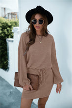 Load image into Gallery viewer, Cut Out Back Knot Waist Dress