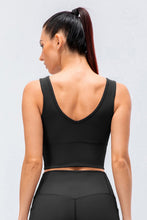 Load image into Gallery viewer, Reversible Ribbed Cropped Yoga Tank