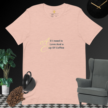 Load image into Gallery viewer, cup of coffee Unisex t-shirt