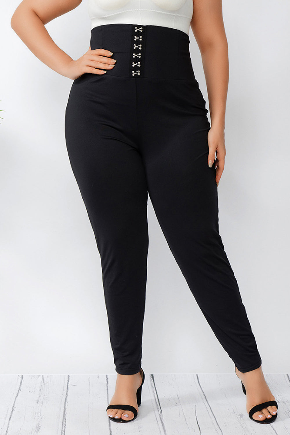Plus Size Corset High Waist Pants