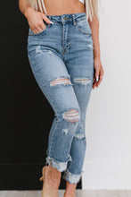 Load image into Gallery viewer, RISEN Taking It Easy Full Size Run Distressed Straight Leg Jeans
