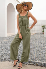 Load image into Gallery viewer, Ruffle Strap Wide Leg Jumpsuit

