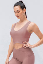 Load image into Gallery viewer, Reversible Ribbed Cropped Yoga Tank
