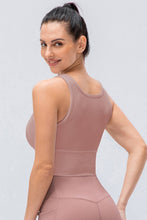 Load image into Gallery viewer, Reversible Ribbed Cropped Yoga Tank
