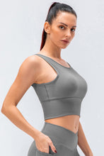 Load image into Gallery viewer, Reversible Ribbed Cropped Yoga Tank
