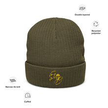 Load image into Gallery viewer, TYC logo Recycled cuffed beanie
