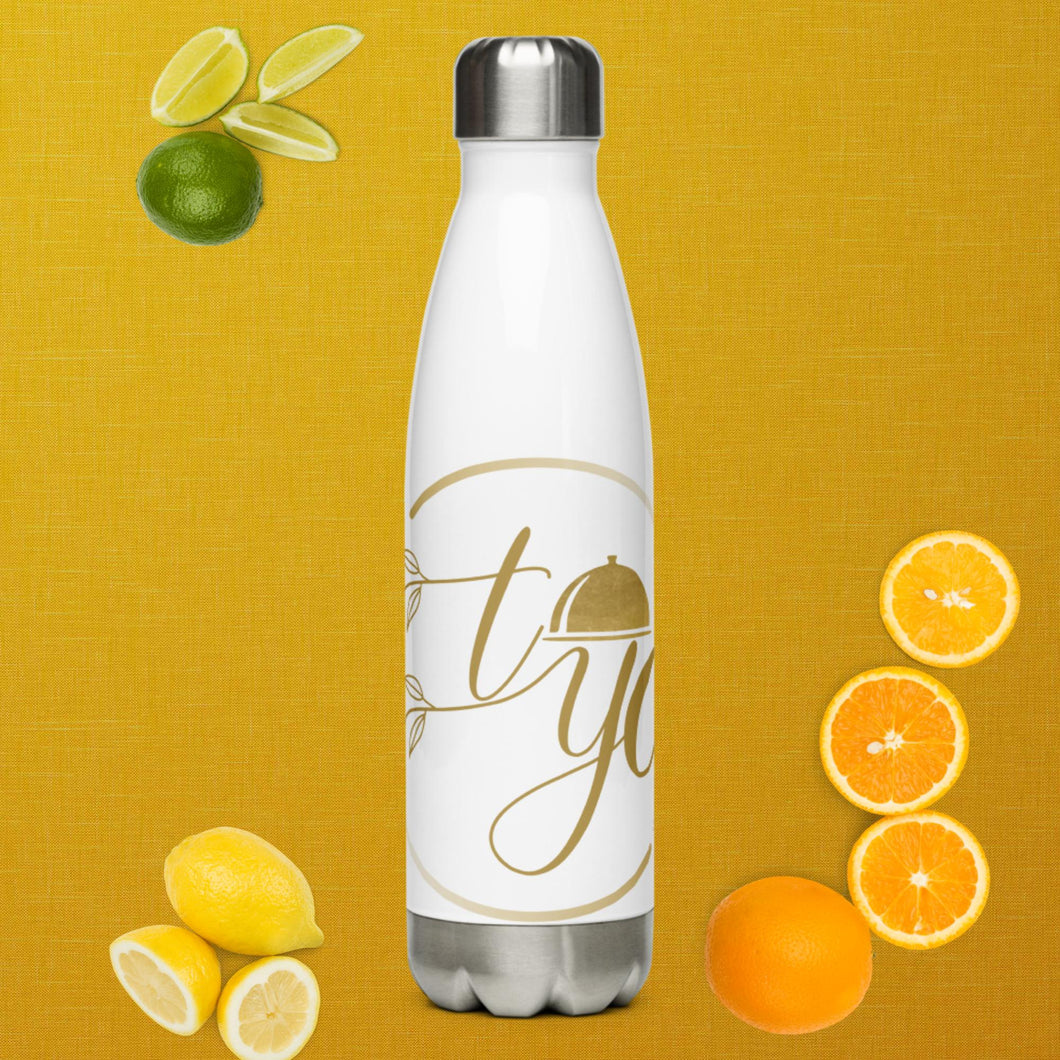 TYC Logo Stainless Steel Water Bottle