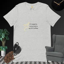Load image into Gallery viewer, cup of coffee Unisex t-shirt

