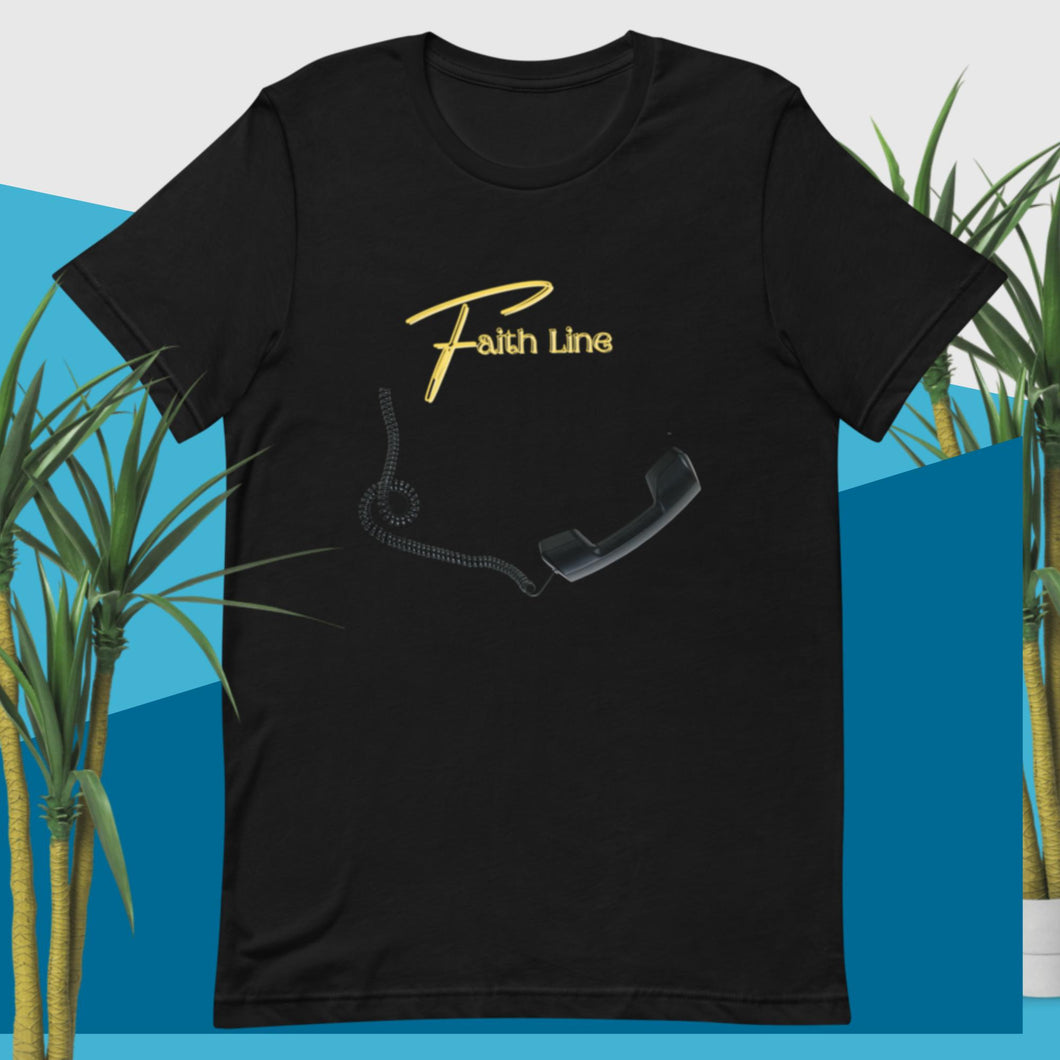 Faith Line Unisex t-shirt