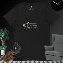 Load image into Gallery viewer, cup of coffee Unisex t-shirt
