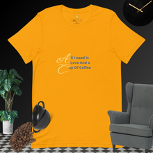 Load image into Gallery viewer, cup of coffee Unisex t-shirt
