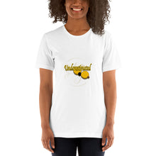 Load image into Gallery viewer, underestimated w/ logo Unisex t-shirt
