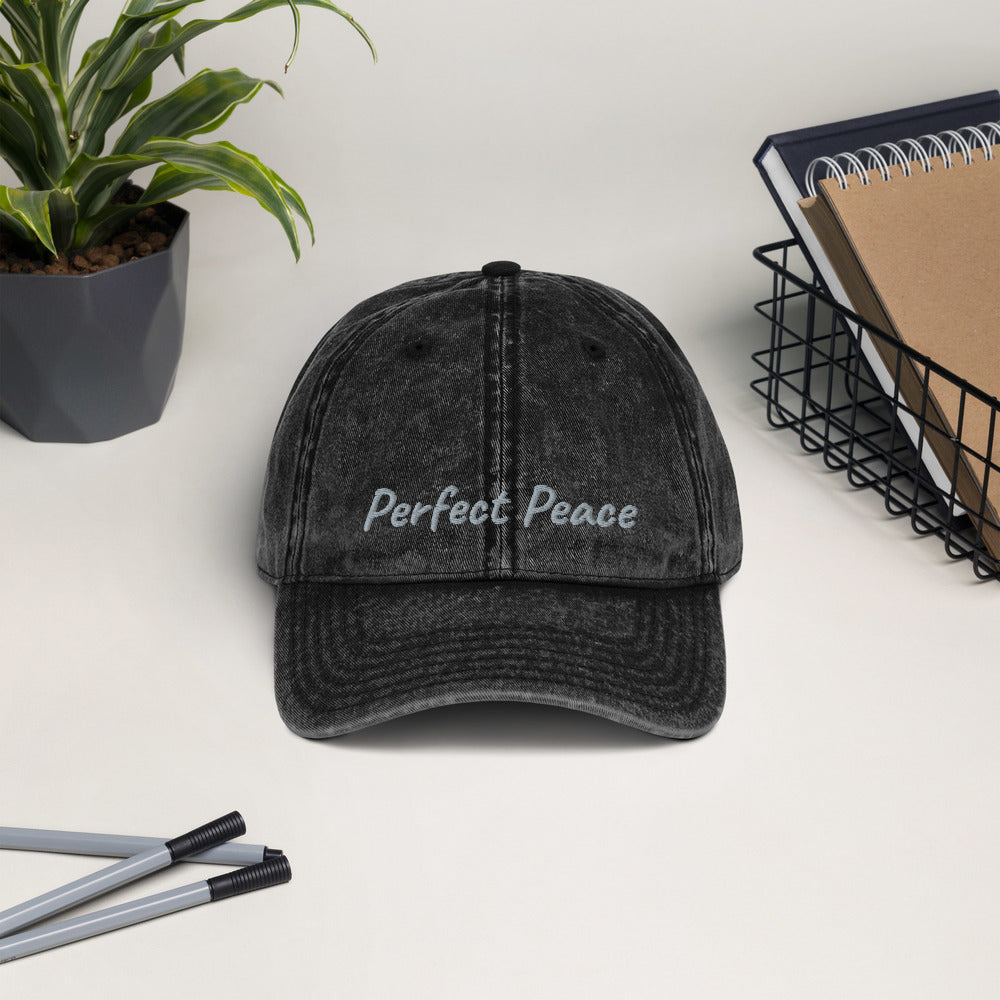 Perfect Peace-Vintage Cotton Twill Cap